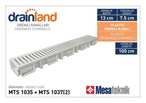 Mesa Teknik Drainland MTS 3035 Drenaj Kanalı ve Izgaraları