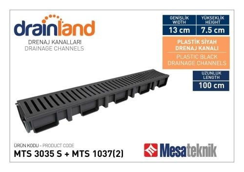 Mesa Teknik Drainland MTS 3035-S Drenaj Kanalı ve Izgaraları