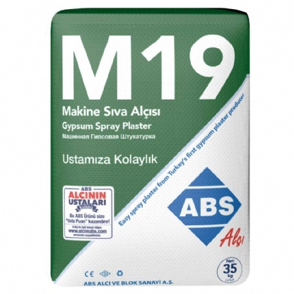 ABS M19 Makine Sıva Alçısı